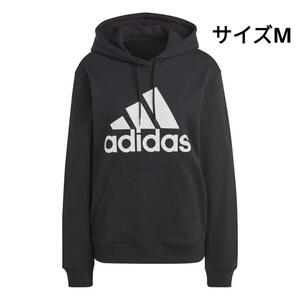 adidas　アディダス　ビッグロゴ スウェットパーカー　フーディ　サイズM