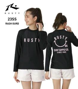 【RUSTY/ラスティ】レディース 長袖ラッシュガードTシャツ