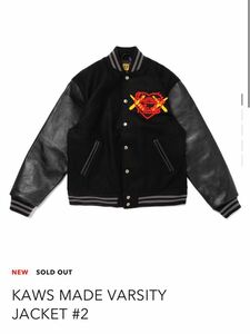 HUMAN MADE x KAWS KAWS MADE VARSITY JACKET #2 Lサイズ