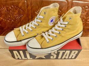 ★☆90s!USA!レア!converse ALL STAR NEW GOLD 8 26.5cm コンバース オールスター ゴールド カラシ ハイカット デッド ビンテージ 241☆★