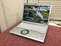 惜しい！残念！キートップ外れ品！現状販売★累積5550h★Let's note SV7 CF-SV7★i 5-8350U+M8G+SSD256G★WiFi+ブルートゥース+カメラ他_画像1