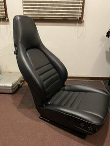 ポルシェ964 純正 スポーツシート　美品　希少　右側　ブラックレザー　当時物　売り切り　レカロシート　RECARO