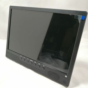 値下げセール☆ポータブルテレビ Tingu 小型14.1インチ大画面 底部ボタンで操作可 スタンド/吊り下げ/車載の3WAY設置リモコン付 中古a09533の画像4