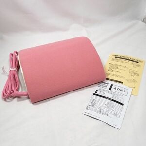 * discount sale * life Joy electric footwarmer Yamagata temperature adjustment attaching electric hot-water bottle energy conservation 22cm×24.5cm pink AY601 used a09543