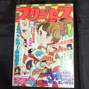 昭和少女漫画　1979年1月号 プリンセス　王家の紋章、細川知栄子/せがわ真子/あしべゆうほ　美品　昭和レトロ　当時物