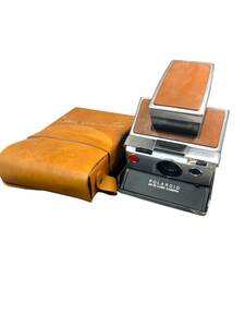 【中古】Polaroid ポラロイド SX-70 ブラウン インスタントフィルムカメラ