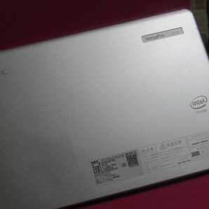 ジャンク NEC versapro vt-r PC-vk164t1hr タブレット windows10 10型 銀 wifi 初期化済み 難 13-6209の画像3