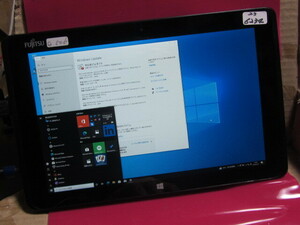 ジャンク　fujitsu　arrows　tab　q506　ram:4gb　hd:64gb　タブレット　windows10　黒　初期化済み　23-6234