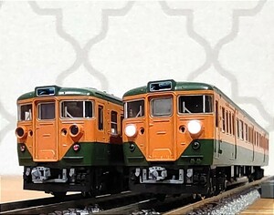 TOMIX　92475　92476　国鉄113系0番台近郊電車(冷改車・湘南色・関西仕様)基本、増結8両セット