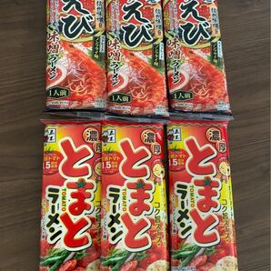 五木食品えび味噌ラーメン　濃厚とまとラーメン　6袋