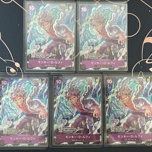 ルフィ ワンピース BANDAI CARD GAMES World ワールドツアー psa10 psa sr sa sar v