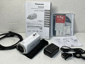 美品　Panasonic パナソニック デジタルハイビジョンビデオカメラ HC-V230M ホワイト　内蔵メモリー8GB 