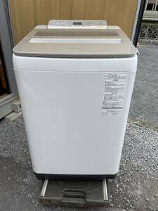 Panasonic パナソニック 全自動洗濯機 8.0kg ジェットバブルシステム 自動槽洗浄 フレグランスコース NA-FA80H5 2018年製 引取OK 