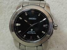 稼働(ローバッテリー状態) セイコーキネティック・自動巻き充電・メンズ時計 SEIKO 5J21-0A80 　_画像3