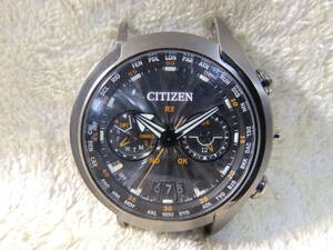 CITIZEN H909-S092370・日本製・シチズン・時計ケースだけ・文字盤有り・針有り・多部分欠品