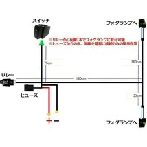 HID LED H8 H11 H16 フォグ ランプ 配線 リレーハーネス 後付_画像4