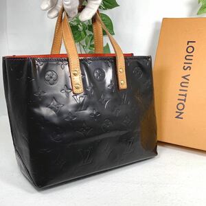 1円 LOUIS VUITTON ルイヴィトン ハンドバッグ ヴェルニ リードPM シリアルナンバー TH0033 ブラック