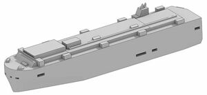 モデリウム 1/2500 船舶模型シリーズ 自動車運搬船A レジンキット T23V2500-008M