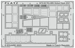 プラッツ 1/72 RQ-4 グローバルホーク用 ディテールアップパーツ プラモデル用パーツ M72-62