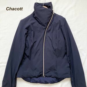 チャコット Chacott 高機能ダウン ADSジャケット ダウンジャケット 美シルエット バレエ ダンス ネイビー 紺 サイズL