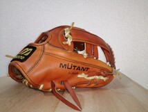 ミズノ ミュータント ワールドウィン 硬式　当時物 mutant グローブ MIZUNO ミズノ 硬式 内野用 ジュテルレザー ウィルソン DUAL_画像2