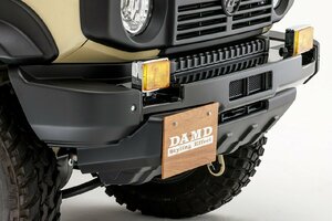 DAMD ダムド 【little G. TRADITIONAL】 フロントバンパー マットブラック×ピアノブラック ジムニーシエラ JB74W 個人宅不可 離島は要確認