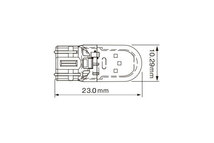 RG レーシングギア CSP LEDバルブ T10 6000K 白色光 ポジション/ナンバー用 インプレッサ GD2 GD3 GD9 GDA GDB H12.8～H17.5 セダン_画像2