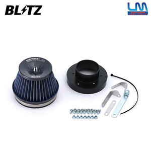 BLITZ ブリッツ サスパワー コアタイプLM ブルー エアクリーナー カローラルミオン NZE151N ZRE152N ZRE154N H19.10～H21.12 1NZ-FE/2ZR-FE