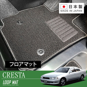 RUGSLAY ループマット フロアマット 1台分 クレスタ JZX90 JZX91 GX90 LX90 SX90 H04/10~H08/09 2WD