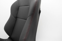 JADE スタイリッシュシートカバー for RECARO SR-3 ブラック×レッドステッチ_画像3