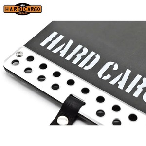 HARD CARGO ハードカーゴ マッドフラップ シルバーアルマイト×グレーロゴ 2枚/セット エブリイ DA17V