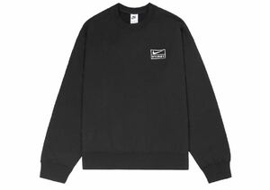 Stussy x Nike Wash Crew Blackナイキ スウェット