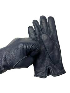  Rome. ..me roller / MEROLA /. work flexible .. tender no. 2. skin most high quality Ram napa leather & Special class cashmere glove / 8,5 /ne. Be 