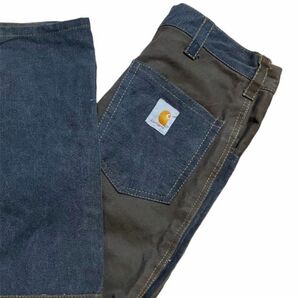 Carhartt 再構築 ペインターデニムパンツ 