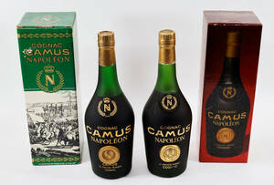 未開栓古酒 CAMUS NAPOLEON カミュ ナポレオン グランマルキ 2本まとめて 700ml/40% 箱入 COGNAC コニャック 