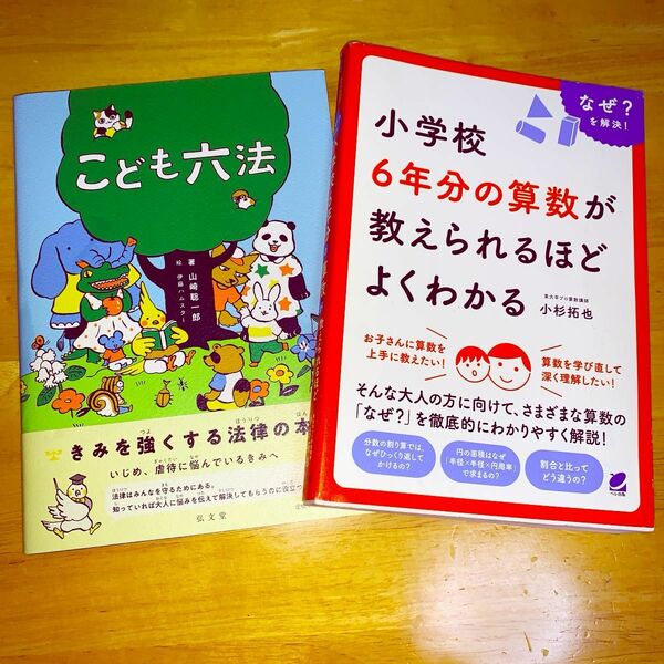 小学校６年分の算数が教えられるほどよくわかる　　　なぜ？を解決！小杉拓也／著 こども六法 山崎聡一郎／著　伊藤ハムスター／絵