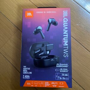 ハイブリッドノイズキャンセリング完全ワイヤレスイヤホン JBL Quantum TWS JBLQUANTUMTWSBLK ブラック