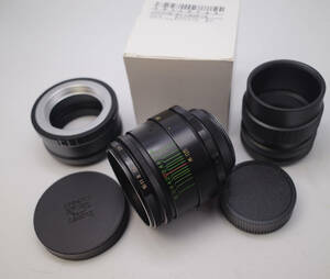 37　マクロリング付　ぐるぐるボケ　helios　ヘリオス44-2　58mm f2.0 M42 キャノンEFアダプター付