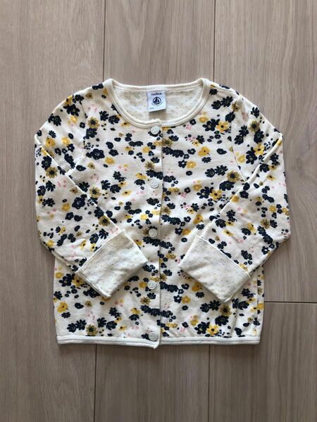 PETIT BATEAU カーディガン　花柄　24m/86