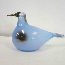 【保管品】iittala Birds Skycurlew Taivaankuoｖi 2005年＜インテリア＞イッタラ バード ダイシャクシギ オイーバトイッカ ガラス工芸 鳥_画像1