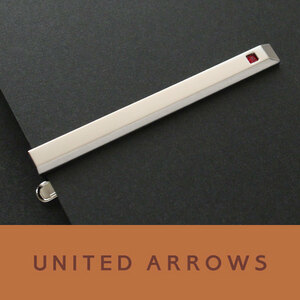 9503* United Arrows * галстук булавка * серебряный × красный Stone * булавка для галстука ~ Thai балка * прекрасное качество select магазин ~UNITED ARROWS* новый товар 