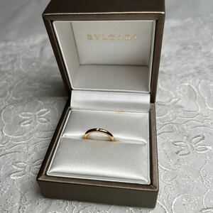 【#sk】【美品7号】BVLGARI リング ピンクゴールド 18K ダイヤモンド0.02カラッツ ブルガリ 指輪 0120-03-1-0214-2-0-0