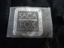 SAGA FOX 高級ショール フォックス ファーショール サガ 毛皮 日本製 毛皮 ティペット 襟巻き 和装 茶 成人式 ブラウン ロング_画像4