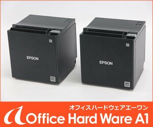 EPSON レシートプリンタ TM-m30 ブラック 2個セット M335B Bluetooth対応機種【業務用/店舗用/レジ/中古】 #UT