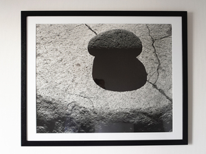 栗田紘一郎 写真作品「A STONE ON THE ROCK」 (ゼラチンシルバープリント) 銀塩プリント 風景写真 Ansel Adams Edward Weston Eliot Porter