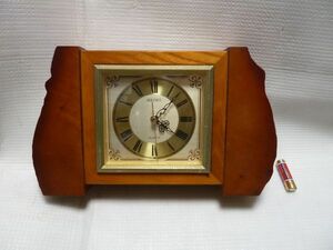 木製 SEIKO セイコー 置時計 QZ331B