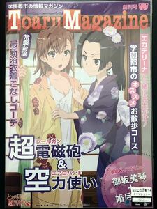 とある科学の超電磁砲 B3クリアポスター ToaruMagazine 創刊号 御坂美琴 婚后光子 送料無料