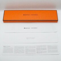 HERMES エルメス Apple Watch アップルウォッチ ラバーベルト レザーベルト 2本セット 中古品 m_w(j) m24-30596 30597_画像6