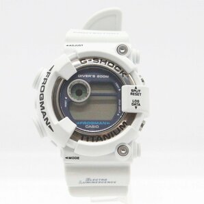 CASIO カシオ G-SHOCK ジーショック FROGMAN フロッグマン DW-8200LG-8DR White Gray 不動品 ジャンク品 m_w(j) m5-33035の画像2