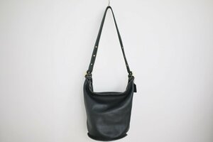 ◎ 中古品 COACH コーチ 9085 オールドコーチ ショルダーバッグ 肩掛けバッグ ブラック レディース h_b